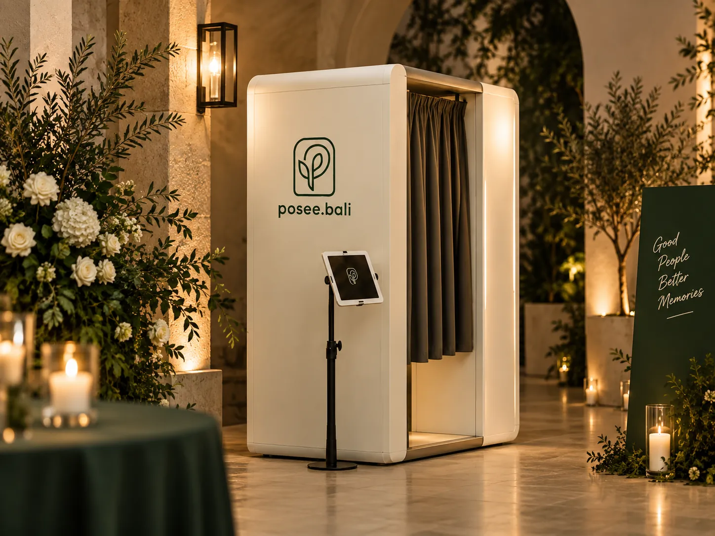 The posee photobooth at an event